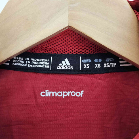 アディダス adidas climaproof パフォーマンスロゴ 刺繍 フルジップ ナイロン フーディー ジャケット 2015年製 メンズ import:XS