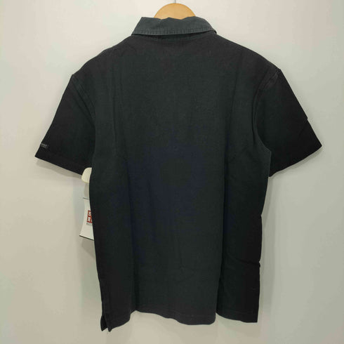 バーバリーブラックレーベル BURBERRY BLACK LABEL ホースロゴ刺繍 半袖ポロシャツ メンズ JPN:3