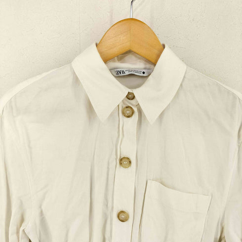 ザラ ZARA MINI SHIRT DRESS レディース import:XS