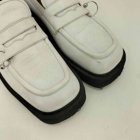 マルニ MARNI イタリア製 リングピアス スクエアトゥ コインローファー メンズ 41
