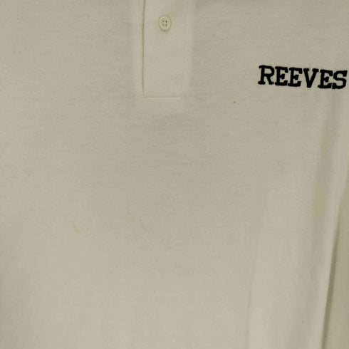 アンビル Anvil 90S USA製 REEVES FANCY STITCH 574-0026 刺繍 ポリコットン ポロシャツ メンズ import:XL