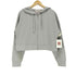 ミッシュマッシュ MISCH MASCH ダンボールジップクロップドパーカー レディース JPN:M