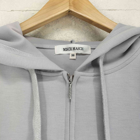 ミッシュマッシュ MISCH MASCH ダンボールジップクロップドパーカー レディース JPN:M