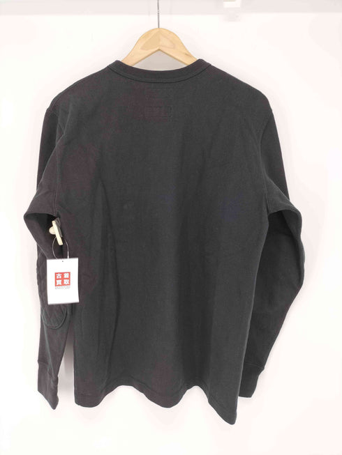 カドヤ KADOYA エルボーパッチ クルーネックスウェット メンズ JPN:L