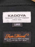 カドヤ KADOYA エルボーパッチ クルーネックスウェット メンズ JPN:L