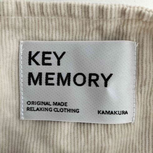 KEY MEMORY コーデュロイジャンパースカート レディース FREE