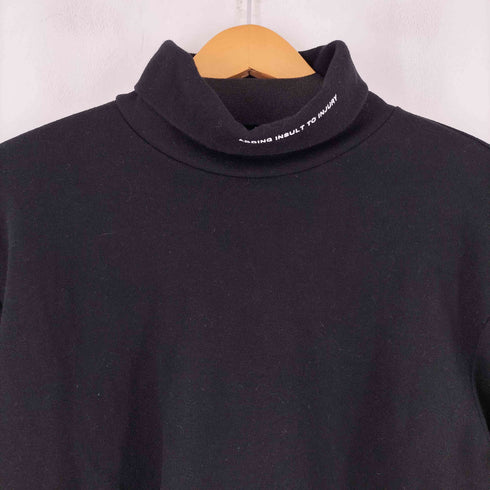 イーエスシーステュディオ ESC STUDIO ロゴプリント タートルネック カットソー メンズ