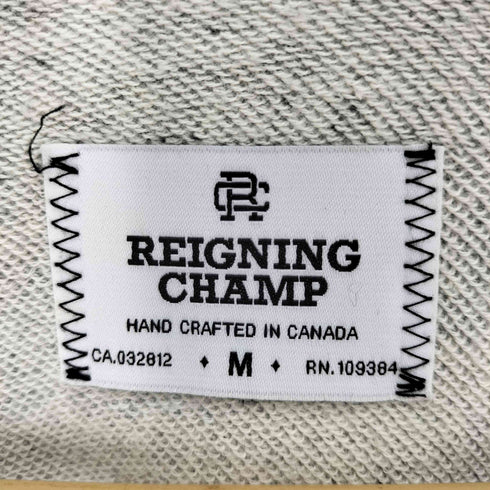 レイニングチャンプ REIGNING CHAMP カナダ製 ロゴワッペン カラーステッチ S/S カットソートレーナー メンズ import:M