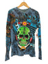 クリスチャンオードジェー CHRISTIAN AUDIGIER y2k ラインストーン スカル鯉 グラフィックカットソー メンズ import:S