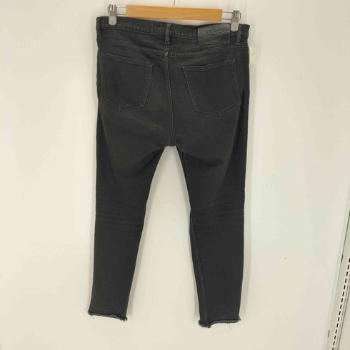 ジバンシィ GIVENCHY Raw Edge Skinny Stretch Jean ブラックスキニーデニム メンズ 30