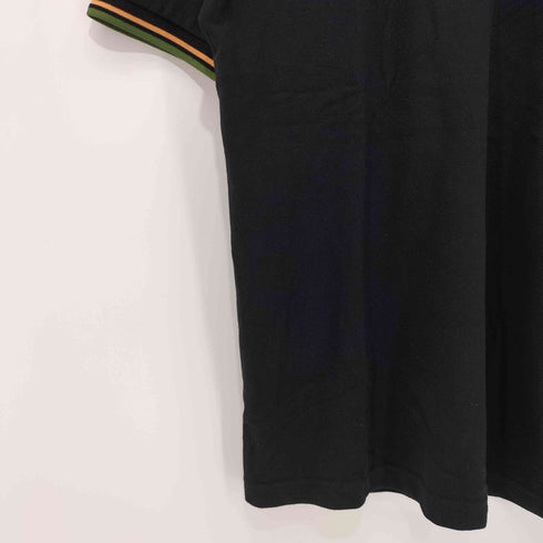 フレッドペリー FRED PERRY 英国製 ロゴ刺繍 リブライン S/S ポロシャツ メンズ UK:40