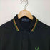 フレッドペリー FRED PERRY 英国製 ロゴ刺繍 リブライン S/S ポロシャツ メンズ UK:40