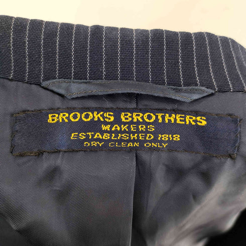 ブルックスブラザーズ BROOKS BROTHERS MAKERS ユニオンチケット 開き見せ 背抜き センターベンツ ストライプ セットアップ メンズ