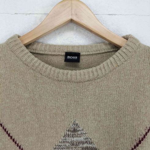 ボスヒューゴボス BOSS HUGO BOSS イタリア製 クルーネックニット メンズ