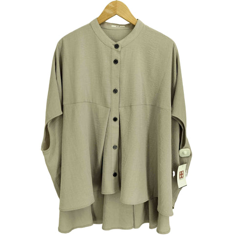 オズモーシス OSMOSIS 25ss タックワイドビッグブラウス レディース ONE SIZE