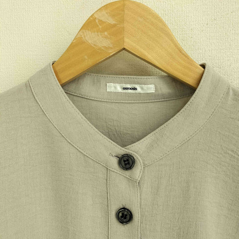 オズモーシス OSMOSIS 25ss タックワイドビッグブラウス レディース ONE SIZE