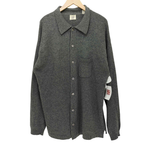 ギャップ Gap 90s 白タグ OLD ラムウールニットカーディガン メンズ XL