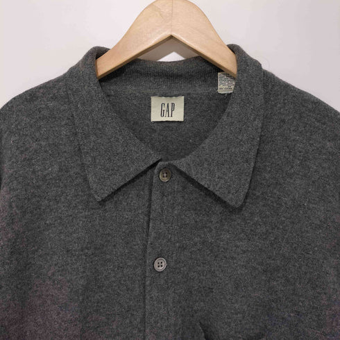 ギャップ Gap 90s 白タグ OLD ラムウールニットカーディガン メンズ XL