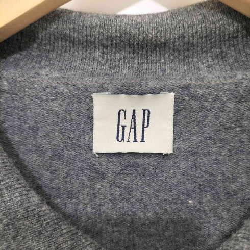 ギャップ Gap 90s 白タグ OLD ラムウールニットカーディガン メンズ XL