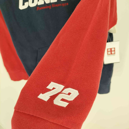 ナイキ NIKE 00S グレータグ COR72Z コルテッツ ラグラン スリーブ バイカラー プルオーバー パーカー フーディー レディース import:L