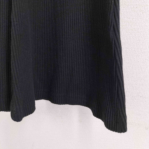 リブフレアパンツ レディース S