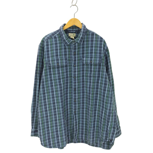エルエルビーン L.L.Bean 00s ヘビーフランネル チェック柄 シャツ メンズ JPN:XL