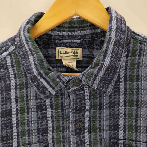 エルエルビーン L.L.Bean 00s ヘビーフランネル チェック柄 シャツ メンズ JPN:XL