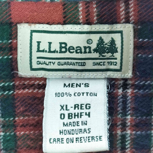 エルエルビーン L.L.Bean 00s チェック柄 フランネルシャツ ボックス メンズ JPN:XL