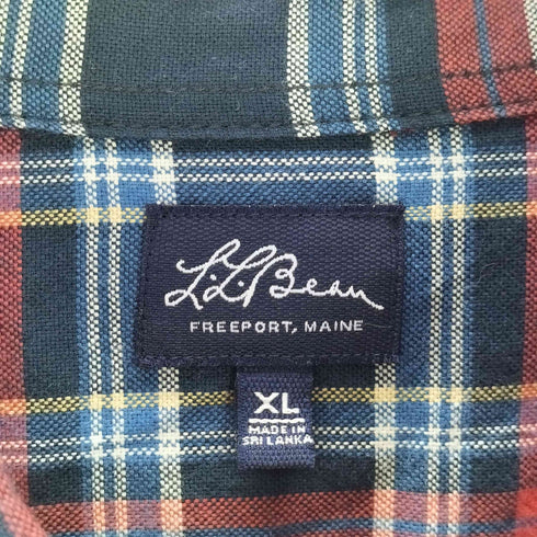 エルエルビーン L.L.Bean チェック柄 シャツ メンズ JPN:XL