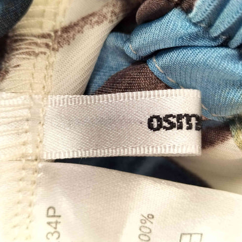 オズモーシス OSMOSIS 25ss プリントパンツ レディース ONE SIZE