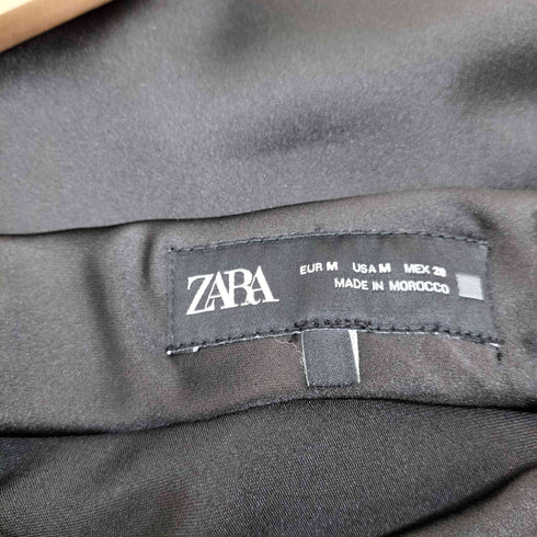 ザラ ZARA 25ss サテンミディスカート レディース USA M