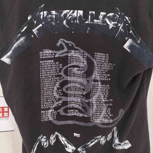 INDUSTRY RAG 1991コピーライト リメイク バンドTシャツ レディース