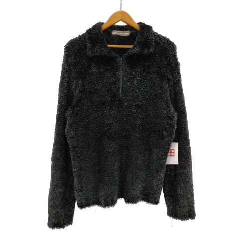 キャサリンハムネットロンドン KATHARINE HAMNETT LONDON 90s アクリルナイロン ハーフジップシャギーニットプルオーバー メンズ import:L