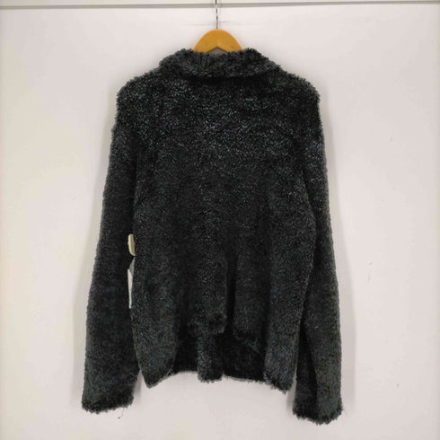 キャサリンハムネットロンドン KATHARINE HAMNETT LONDON 90s アクリルナイロン ハーフジップシャギーニットプルオーバー メンズ import:L