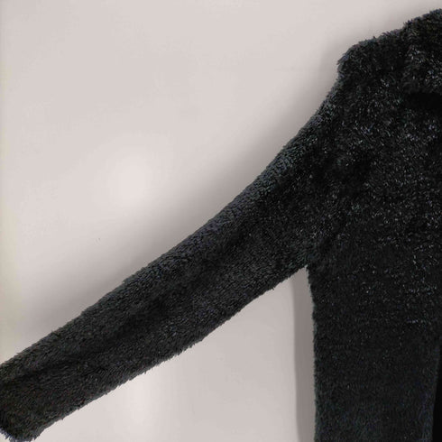 キャサリンハムネットロンドン KATHARINE HAMNETT LONDON 90s アクリルナイロン ハーフジップシャギーニットプルオーバー メンズ import:L