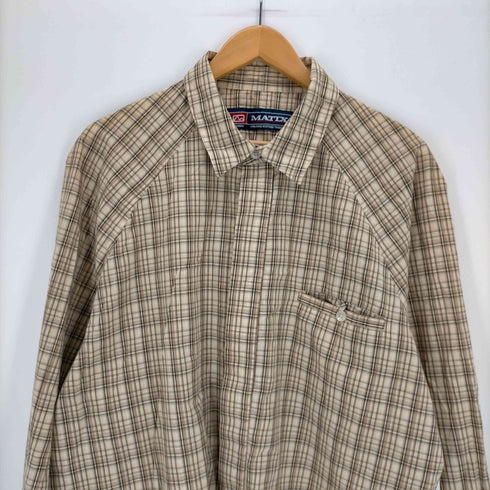 MATIX チェック比翼シャツ メンズ JPN:XL