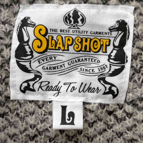 SLAP SHOT アクリル混 総柄ニットカーディガン メンズ JPN:L