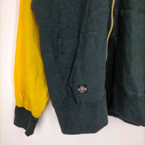ロカウェア Rocawear 袖プリント 異素材切替ジップアップパーカー メンズ JPN:XL