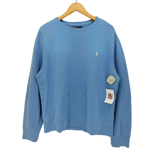 ポロバイラルフローレン Polo by RALPH LAUREN 90s ポニー刺繍 裏起毛 スウェットトレーナー メンズ import:L