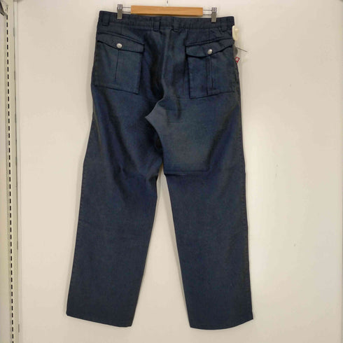アルマーニコレツィオーニ ARMANI COLLEZIONI リネンポリ混紡 ワイドパンツ メンズ 39/56