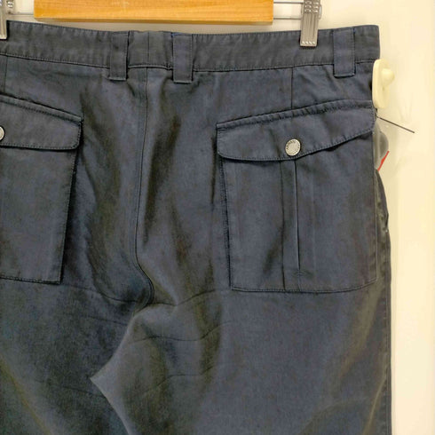 アルマーニコレツィオーニ ARMANI COLLEZIONI リネンポリ混紡 ワイドパンツ メンズ 39/56