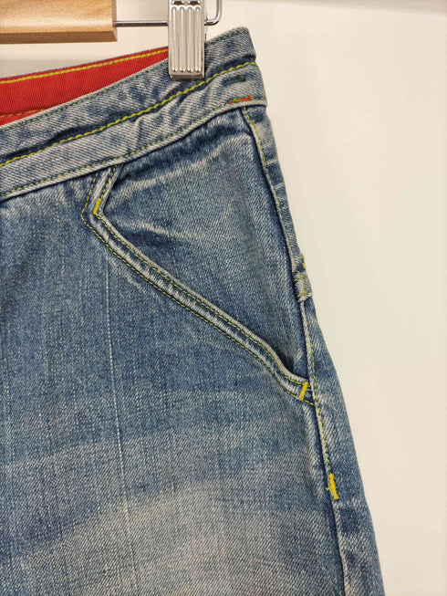 ノンネイティブ nonnative カットオフ デニムハーフパンツ シンチバック メンズ JPN:0