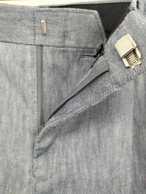 ブラックレーベルクレストブリッジ BLACK LABEL CRESTBRIDGE リネン混 タックスラックス メンズ JPN:M