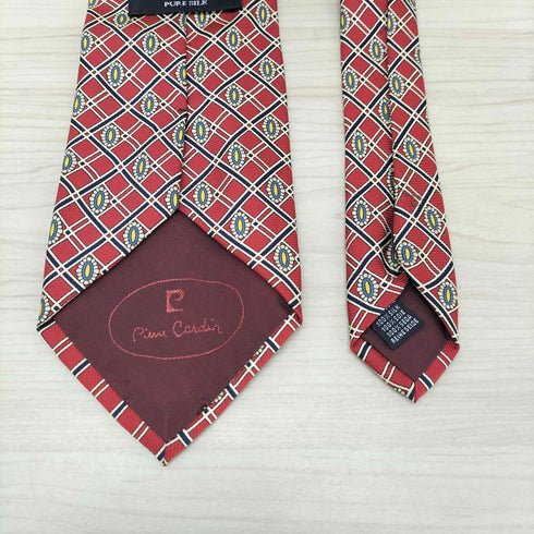 ピエールカルダン pierre cardin 100%シルク 総柄ネクタイ メンズ