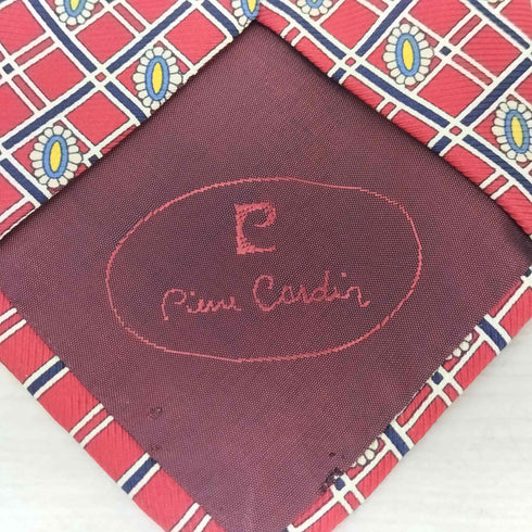 ピエールカルダン pierre cardin 100%シルク 総柄ネクタイ メンズ