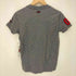 フブ FUBU MUSCLE FIT フェルト ロゴ クルーネック S/S Tシャツ チビT Y2K レディース import:S