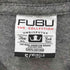 フブ FUBU MUSCLE FIT フェルト ロゴ クルーネック S/S Tシャツ チビT Y2K レディース import:S