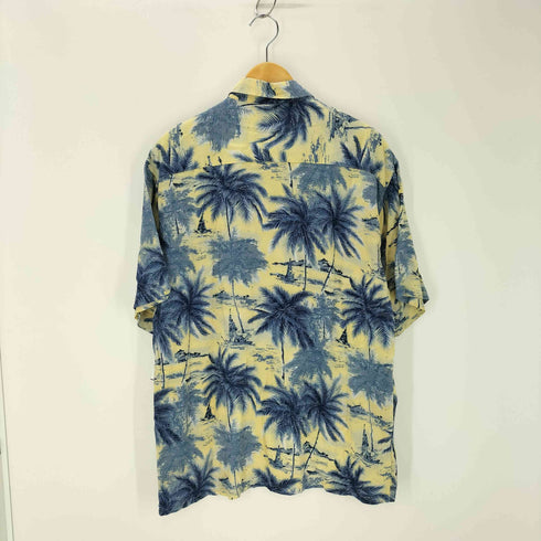 ピエールカルダン pierre cardin 100%レーヨン 総柄アロハシャツ メンズ JPN:M