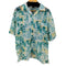ステイシーアダムス STACY ADAMS 総柄シアー オープンカラー 半袖シャツ メンズ