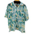 ステイシーアダムス STACY ADAMS 総柄シアー オープンカラー 半袖シャツ メンズ